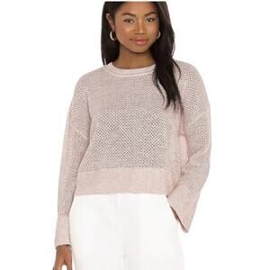 Lovers & Friends Women's Open Knit Spacedye Sweater Size XS